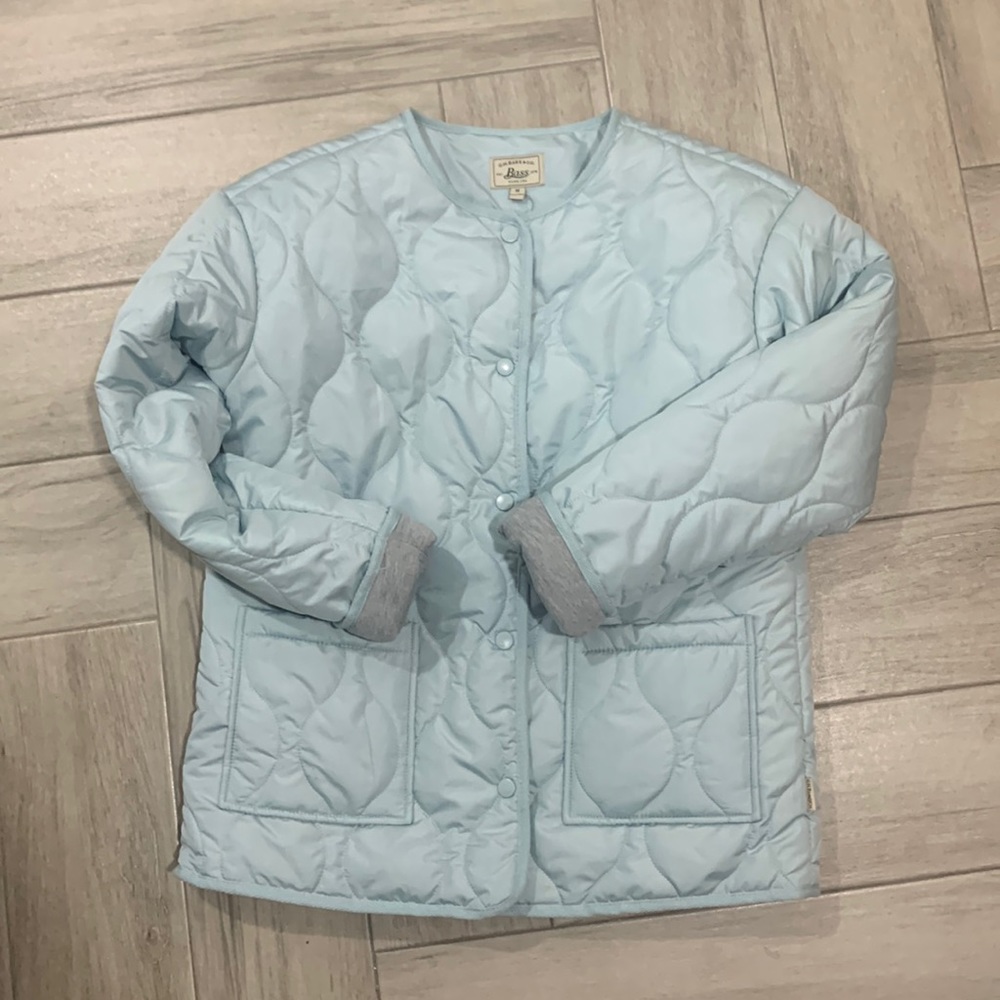 Slate Blue - BASS - lightweight puffy jacket - NEW w/tag